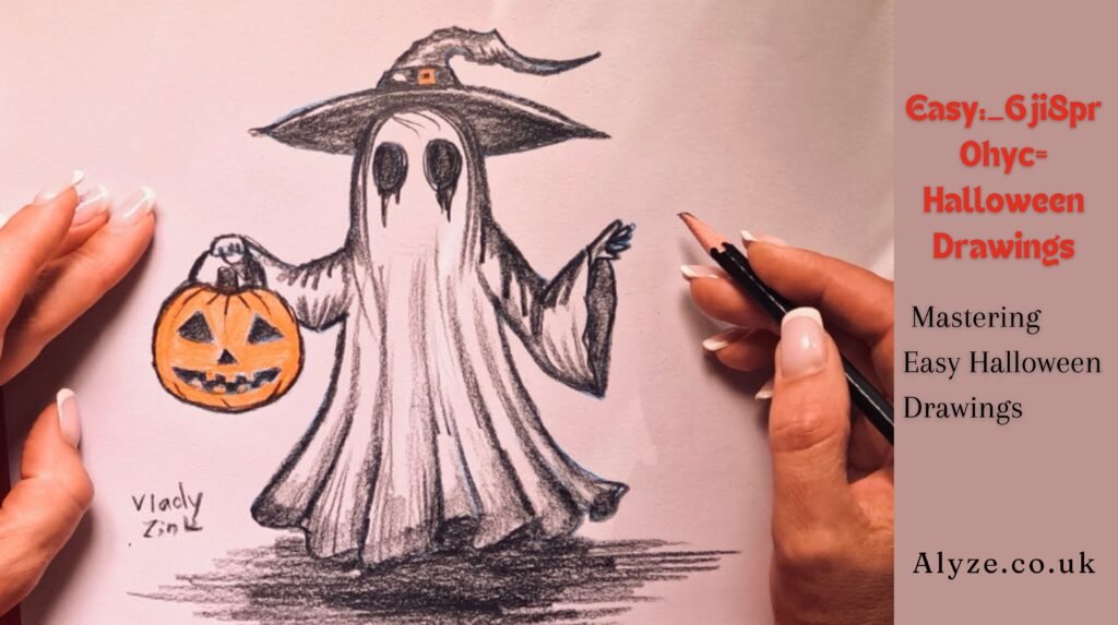 Easy:_6ji8pr0hyc= Halloween Drawings